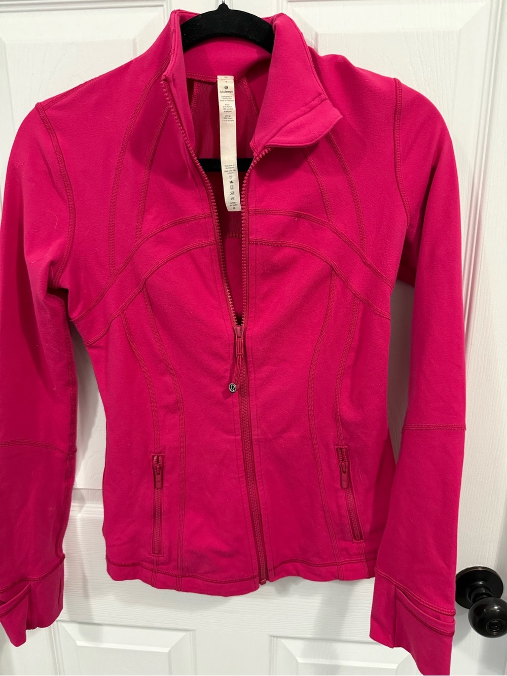 lululemon athletica Hot Pink Bomber Jacket